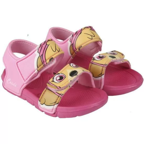 SANDALIAS PLAYA PAW PATROL SKYE PINK