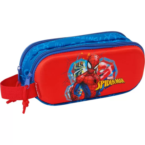 PORTATODO DOBLE 3D SPIDER-MAN