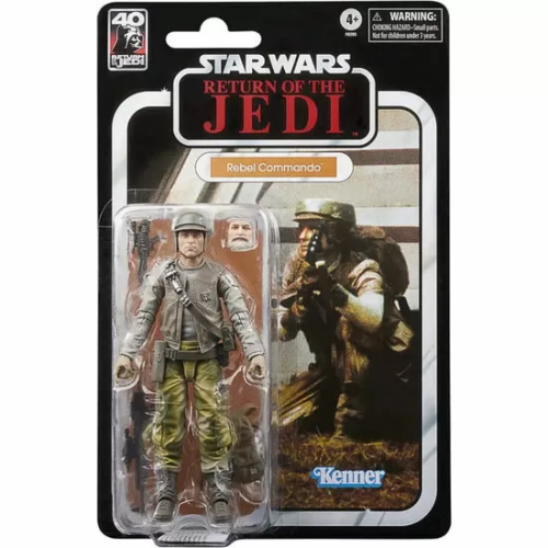 FIGURA REBEL COMMANDO 40TH ANNIVERSARY RETURN OF THE JEDI STAR WARS 15CM