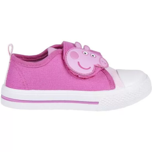 ZAPATILLA LONETA SUELA PVC ALGODÓN PEPPA PIG PINK