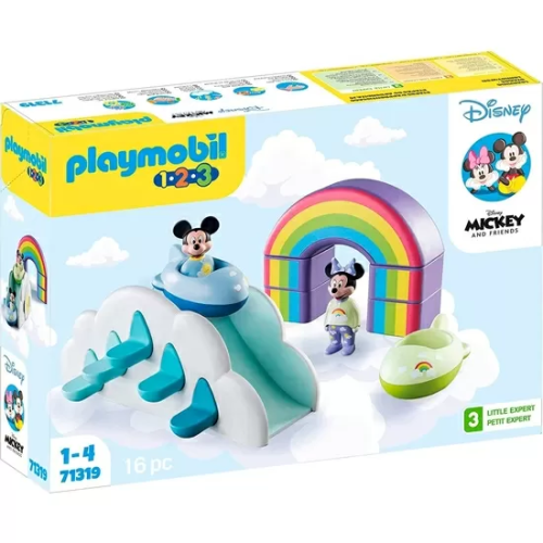 PLAYMOBIL 1.2.3 DISNEY: MICKEY Y MINNIE CASA EN LAS NUBES