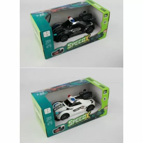 COCHE POLICIA SPRAY R/C ESC 1:20