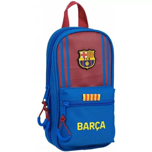 FC.BARCELONA PLUMIER + 4 PORTATODOS 23X12 CM