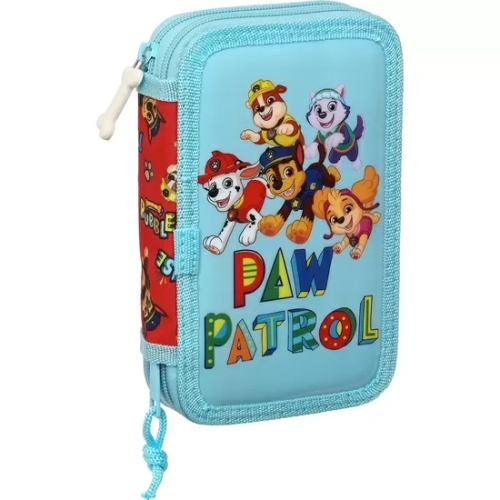 PLUMIER DOBLE PQÑO 28 PCS PAW PATROL 