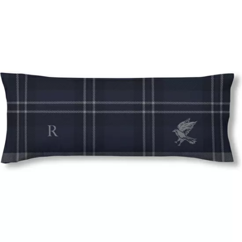 FUNDA DE ALMOHADA 100% ALGODÓN MODELO RAVENCLAW CUADRO DE 80X80 CM.