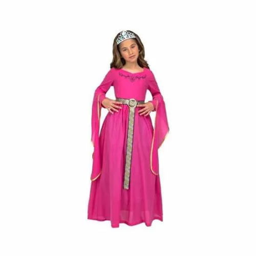 DISFRAZ PRINCESA MEDIEVAL ROSA TALLA 5-6 Y