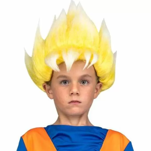 PELUCA INFANTIL SAYAN GOKU TALLA ÚNICA