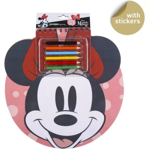 LIBRETA COLORES MINNIE PINK