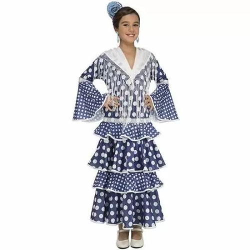 DISFRAZ FLAMENCA SOLEÁ 3-4 AÑOS (VESTIDO (NO INCLUYE MANTONCILLO))