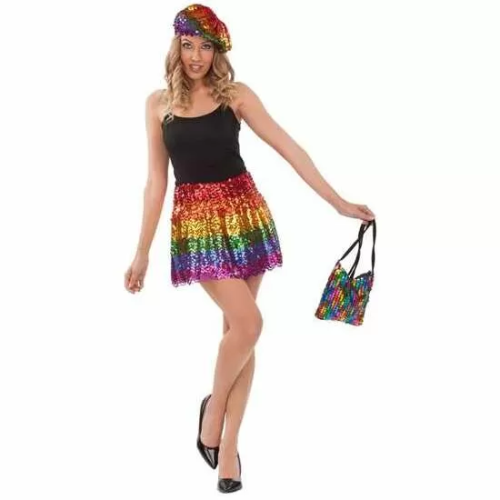 BOLSO BANDOLERA RAINBOW 77X20 CM