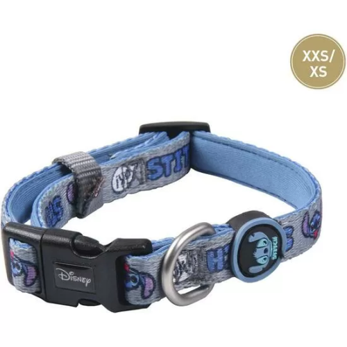 COLLAR PREMIUM PARA PERROS XXS/XS STITCH DARK BLUE