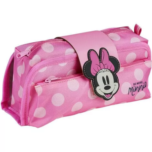 ESTUCHE PORTATODO VELCRO MINNIE PINK