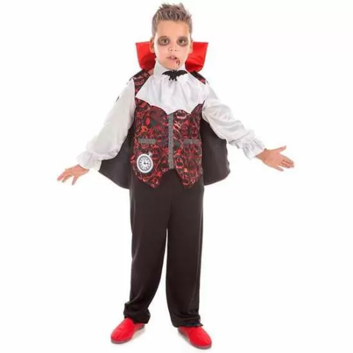 DISFRAZ INFANTIL VAMPIRO ARABESCOS TALLA-M 7-9 AÑOS