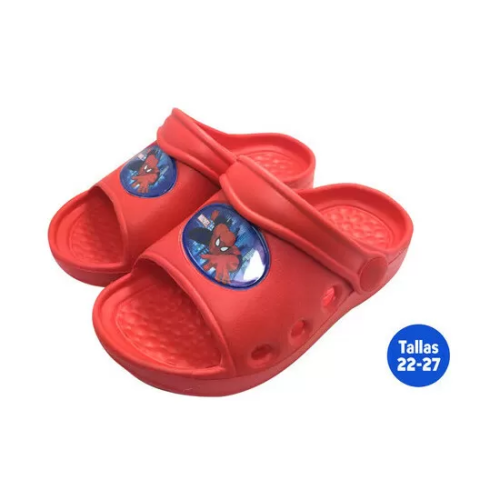 ZAPATILLAS VERANO NIÑO SPIDERMAN ROJO TALLA 25