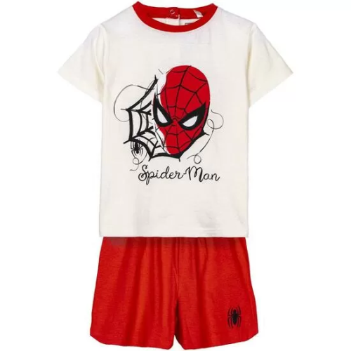 PIJAMA CORTO SINGLE JERSEY SPIDERMAN RED