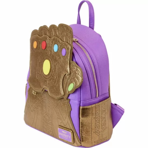 MOCHILA GUANTELETE THANOS MARVEL LOUNGEFLY 26CM