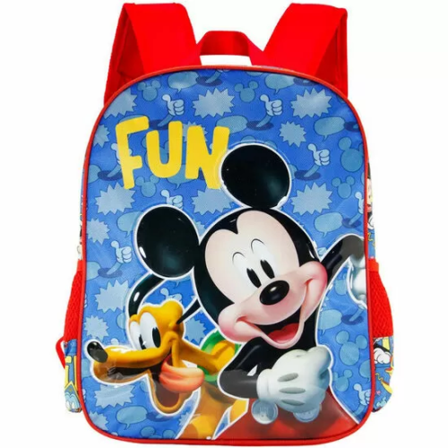 MOCHILA FUN MICKEY DISNEY ADAPTABLE 39CM