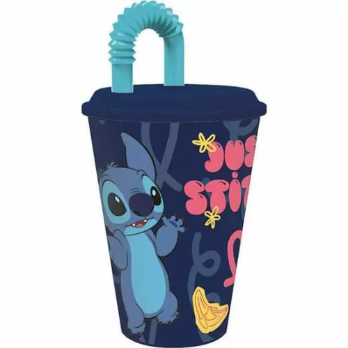 VASO CAÑA STITCH PALMS 430 ML.