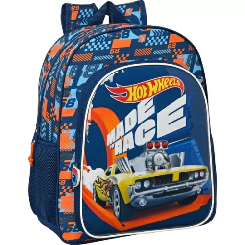 MOCHILA JUNIOR ADAPT.CARRO HOT WHEELS 