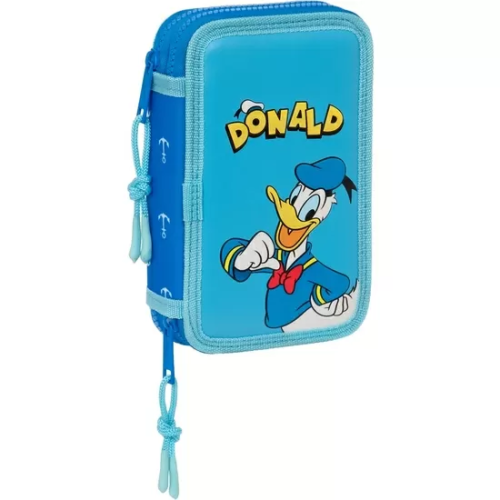 PLUMIER DOBLE PQÑO 28 PCS DONALD INFANTIL