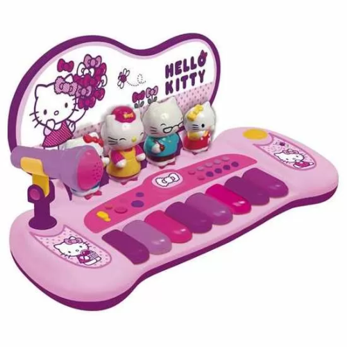 ORGANO HELLO KITTY CON FIGURAS Y MELODIAS