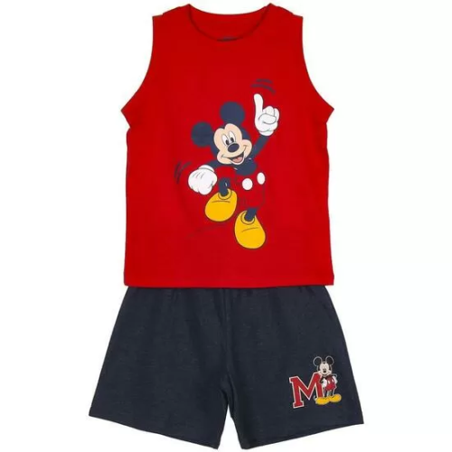 PIJAMA CORTO SINGLE JERSEY TIRANTES MICKEY RED