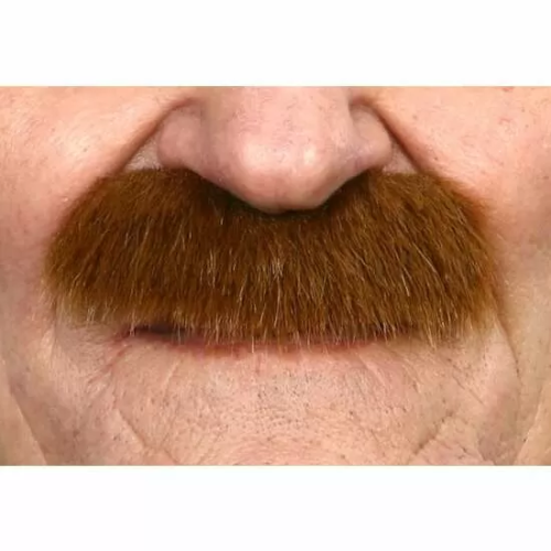 BIGOTE ADULTO PELIRROJO TALLA ÚNICA