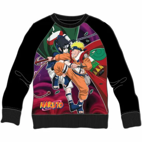 SUDADERA NARUTO SASUKE FIGHT NARUTO INFANTIL