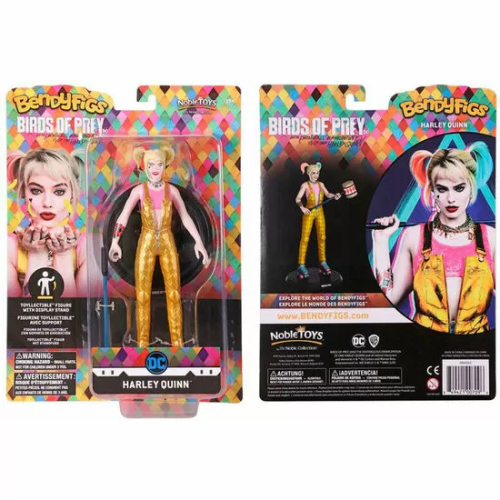 FIGURA MALEABLE BENDYFIGS HARLEY QUINN DC COMICS 19CM