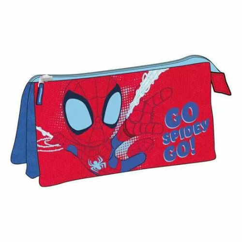 ESTUCHE PORTATODO 3 COMPARTIMENTOS SPIDEY