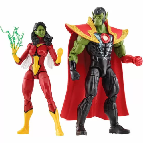 FIGURAS SKRULL QUEEN & SUPER SKRULL BEYOND EARTH MIGHTIEST LOS VENGADORES AVENGERS MARVEL 15CM