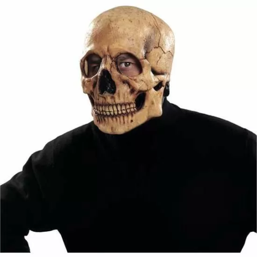 FULL SKULL LATEX MASK ONE SIZE