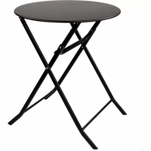 MESA REDONDA PLEGABLE DE METAL AKTIVE 60X70 CM