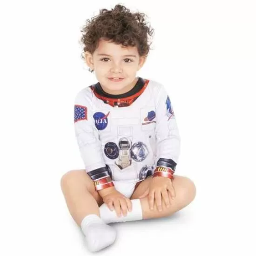 DISFRAZ BEBE CAMISETA ASTRONAUT BODYSUIT 6 MESES