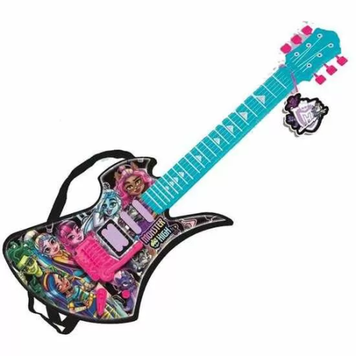 GUITARRA ELECTRONICA MONSTER HIGH 6 CUERDAS CON CANCIONES DEMO. (REIG - 6504)