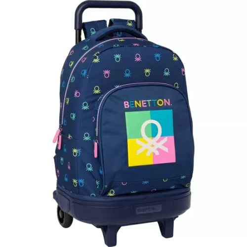 MOCHILA GDE. C/RUEDAS COMPACT EXTRAIBLE BENETTON 