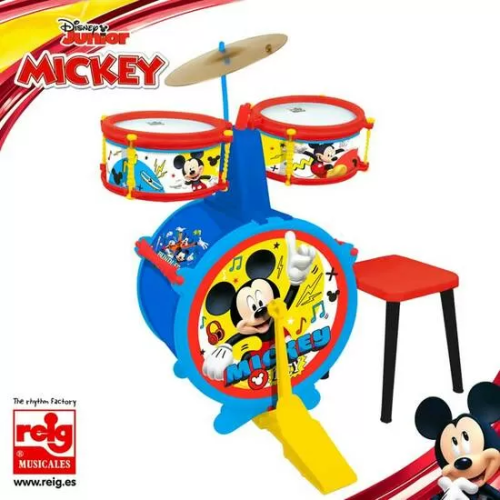 BATERIA MICKEY C/TABURETE