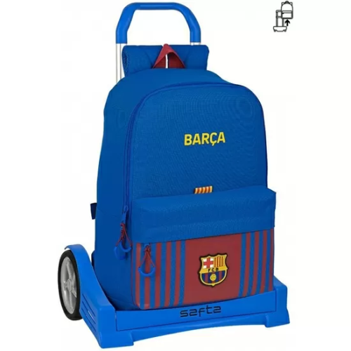 FC.BARCELONA MOCHILA+CARRO 47X31