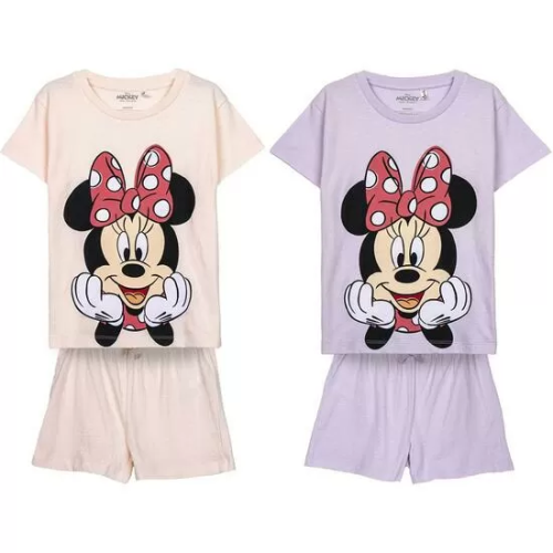 PIJAMA CORTO MINNIE LIGHT PINK