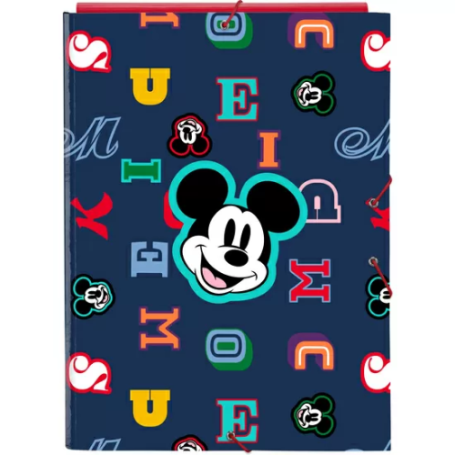 CARPETA FOLIO 3 SOLAPAS MICKEY MOUSE 