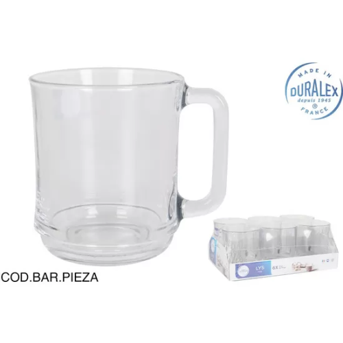 TAZA APILABLE TRANSPARENTE 310CC LYS