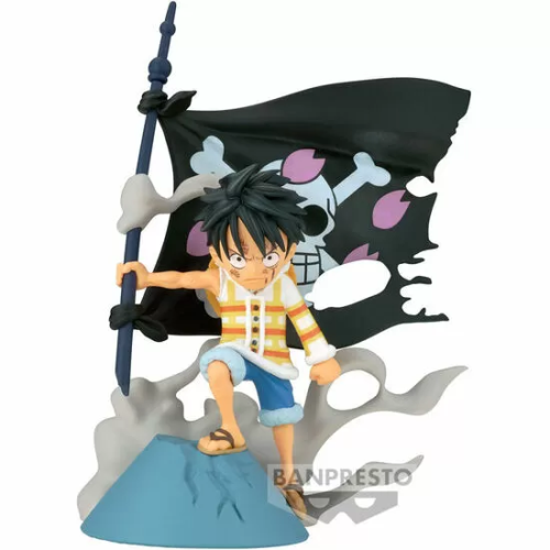 FIGURA MONKEY D LUFFY WCF LOG STORIES ONE PIECE 8CM