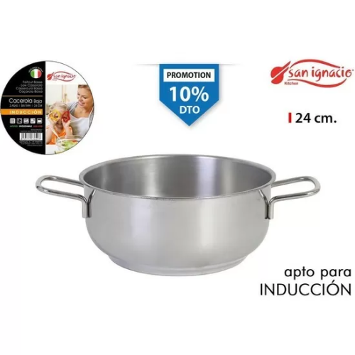 CACEROLA BAJA SIN TAPA 24CM SAN IGNACIO