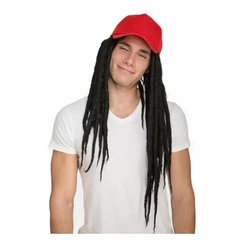 PELUCA DE RASTAS CON GORRA