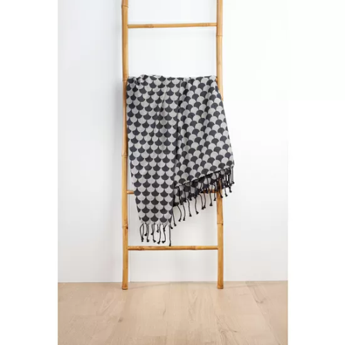 PLAID VERANO DROP - NEGRO - 180X220 CM