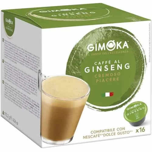 CAFÉ AL GINSENG GIMOKA DOLCE GUSTO COMPATIBLES 16 CÁPSULAS