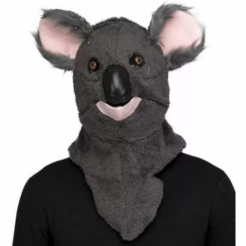 MÁSCARA KOALA CON MANDÍBULA MÓVIL TALLA ÚNICA