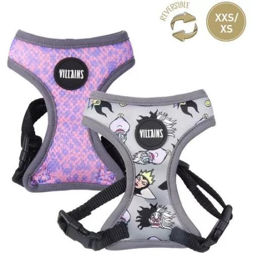 ARNÉS PREMIUM PARA PERROS XXS/XS DISNEY VILLANAS GRAY