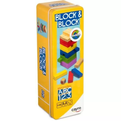 JUEGO BLOCK & BLOCK MADERA 36 PZAS.