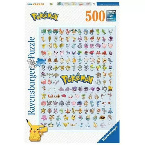 PUZZLE 500 PZAS. LOS 1Ñ 151 POKEMON